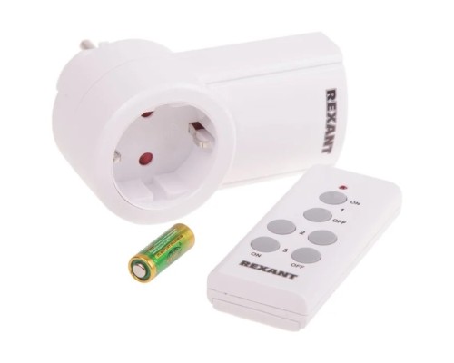 [рексант розетки] Rexant 10-6020 Радиоуправляемая  розетка c пультом RX-001 (один пульт, одна розетка)