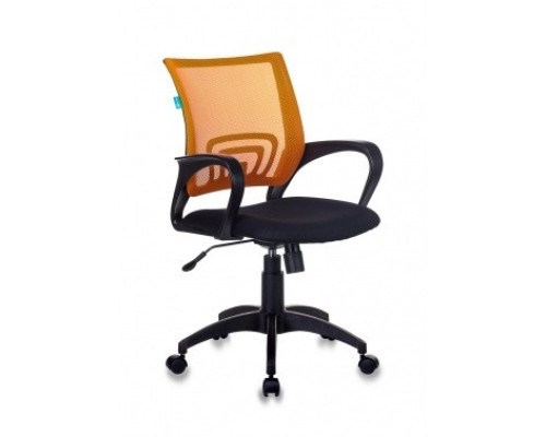 [Офисное кресло или стул] Кресло Бюрократ CH-695N/OR/TW-11 спинка сетка оранжевый TW-38-3 сиденье черный TW-11 [1163030]