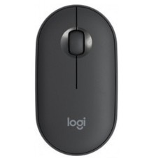 910-005718/910-005576 Мышь Logitech Pebble M350 графитовый оптическая (1000dpi) silent беспроводная BT USB для ноутбука (3but)