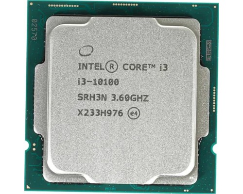 [Процессор] CPU Intel Core i3-10100 Comet Lake OEM {3.6GHz, 6MB, LGA1200}