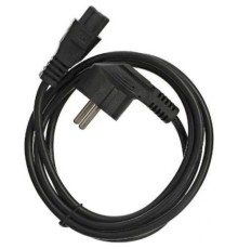 Vcom CE022-CU0.5-3M Кабель питания для ноутбуков 3-pin (угловая Евровилка) <VDE> 3G*0.5mm2 VCOM <CE022-CU0.5-3>, 3m