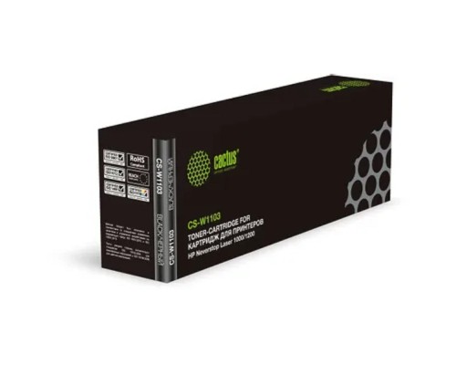 [расходные материалы] Картридж лазерный Cactus CS-W1103 черный (2500стр.) для HP Neverstop Laser 1000/1200