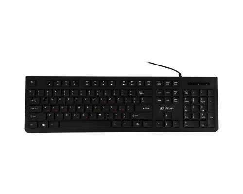 [Клавиатура] Клавиатура Oklick 505M черный USB slim {1196544}