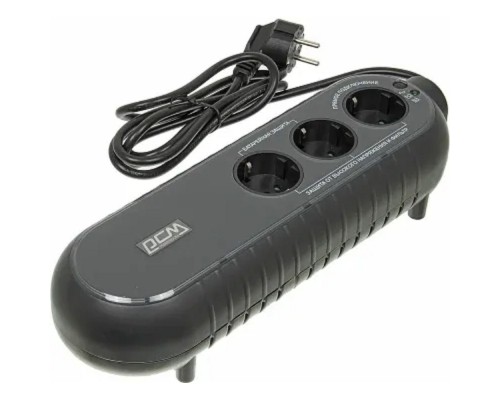 [ИБП] PowerCom WOW-300(A) ИБП {OffLine, 300VA/165W, Tower, 3xEURO} (41484)