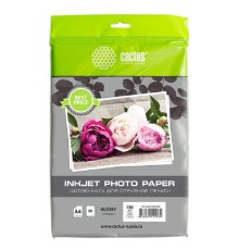 Cactus CS-GA415050ED Фотобумага A4/150г/м2/50л./белый глянцевое для струйной печати