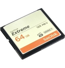 Compact Flash 64GB SanDisk Extreme CF 120MB/s, 85MB/s write, UDMA7