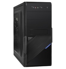 Exegate EX284021RUS Корпус Minitower BA-201 Black, mATX, <AA500, 80mm>, 2*USB, Audio