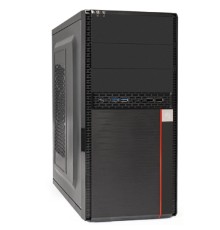 Exegate EX284033RUS Корпус Minitower BA-204U Black, mATX, <AA350, 80mm>, 2*USB+2*USB3.0, Audio