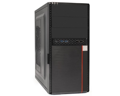 [Корпуса] Exegate EX284033RUS Корпус Minitower BA-204U Black, mATX, <AA350, 80mm>, 2*USB+2*USB3.0, Audio