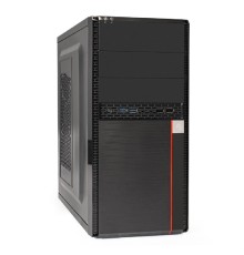 Exegate EX284038RUS Корпус Minitower BA-204U Black, mATX, <AA500, 80mm>, 2*USB+2*USB3.0, Audio