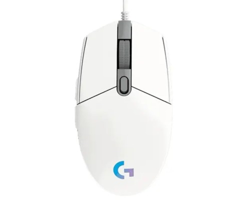 [Мышь] 910-005824/910-005809 Мышь Logitech G102 LightSync белый оптическая (8000dpi) USB (6but)