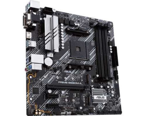 [Материнская плата] ASUS PRIME B550M-A (Socket AM4, mATX, 4xDDR4(128GB), VGA/DVI-D/HDMI 2.1, 1xPCIe 4.0x16/2xPCIe 3.0, 1xLAN, 4xSATA 6Gb/s, 2xM.2, 6xUSB 3.2, 1xPS/2)