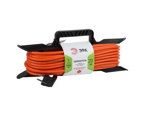 [Эра Силовые удлинители на рамке и на катушке] ЭРА Б0046829 Удлинитель силовой UFx-1e-3x1.5-20m на рамке c/з 1 гн 20м ПВС 3x1.5 
