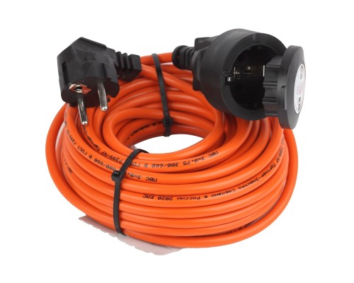 [Эра Силовые удлинители на рамке и на катушке] ЭРА Б0046810 Удлинитель силовой UPx-1e-3x0.75-10m-IP44 в бухте c/з 1 гн 10м ПВС 3х0.75 