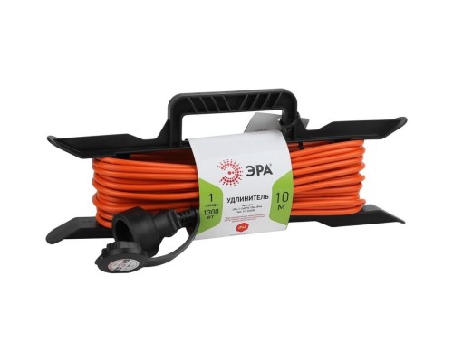 [Эра Силовые удлинители на рамке и на катушке] Эра Б0046820 Удлинитель силовой UFx-1-2x0.75-10m-IP44 на рамке б/з 1 гн 10м ПВС 2x0.75 