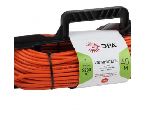 [Эра Силовые удлинители на рамке и на катушке] Эра Б0046824 Удлинитель силовой UFx-1-2x1.0-40m на рамке б/з 1 гн 40м ПВС 2х1 
