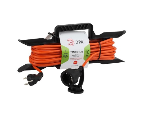 [Эра Силовые удлинители на рамке и на катушке] Эра Б0046828 Удлинитель силовой UFx-1e-3x1.5-10m-IP44 на рамке c/з 1 гн 10м ПВС 3x1.5 