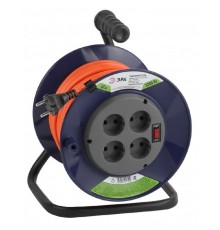 ЭРА Б0043051 Удлинитель силовой RPx-4s-2x1.0-40m на п. катушке б/з 4 гн 40м ПВС 2х1 