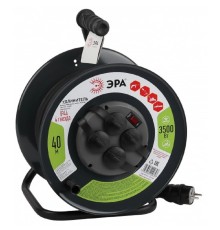 ЭРА Б0046848 Удлинитель силовой RMx-4es-3x1.5-40m-IP44(KG) на м. катушке c/з 4 гн 40м КГ 3х1.5