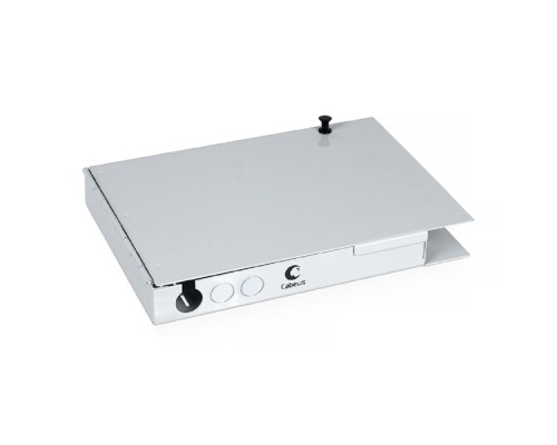 [Cabeus Монтажные шкафы] Cabeus JJT-8-SC Бокс оптический настенный на 8 SC (LC duplex) со сплайс пластиной и КДЗС (без пигтейлов и проходных адаптеров)