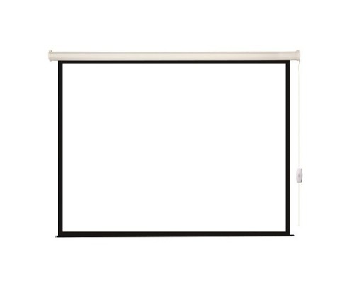 [Экраны LUMIEN] Lumien Eco Control [LEC-100106] Экран с электроприводом 153x203 см (раб. область 147х197 см) Matte White черная кайма по периметру 4:3                                                                  