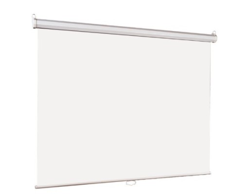 [Экраны LUMIEN] Lumien Eco Picture [LEP-100114] Настенный экран  183х244см (рабочая область 175х236 см) Matte White восьмигранный корпус, возможность потолочн./настенного крепления, уровень в комплекте, 4:3 (треуголь