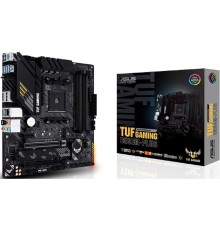ASUS TUF GAMING B550M-PLUS (Socket AM4, mATX, 4xDDR4(128GB), HDMI 2.1/DP, 1xPCIe 4.0x16/1xPCIe 3.0x16, 1xPCIe 3.0, 1xLAN (2.5GbE), 4xSATA 6Gb/s, 2xM.2, 1xType-C, 5xUSB 3.2, 2xUSB 2.0, 1xPS/2)