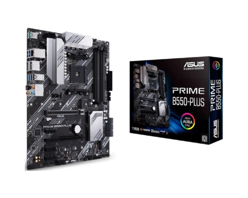[Материнская плата] ASUS PRIME B550-PLUS (Socket AM4, ATX, 4xDDR4(128GB), DP/HDMI, 1xPCIe 4.0x16/1xPCIe 3.0x16, 3xPCIe 3.0, 1xLAN, 6xSATA 6Gb/s, 2xM.2, 1xType-C, 5xUSB 3.2, 2xUSB 2.0)