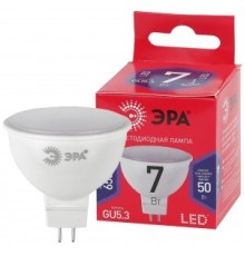 Эра Б0045351 Лампочка светодиодная RED LINE LED MR16-7W-865-GU5.3 R GU5.3 7 Вт софит холодный дневной свет 