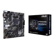 ASUS PRIME B550M-K (Socket AM4, mATX, 4xDDR4(128GB), VGA/DVI-D/HDMI 2.1, 1xPCIe 4.0x16/2xPCIe 3.0, 1xLAN, 4xSATA 6Gb/s, 2xM.2, 6xUSB 3.2, 1xPS/2)