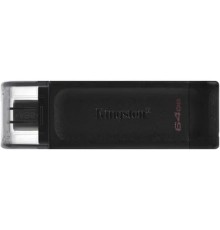 Kingston USB Drive 64GB DataTraveler 70 DT70/64GB USB Type C 3.2 черный