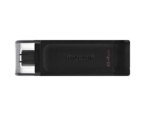 [Носитель информации] Kingston USB Drive 64GB DataTraveler 70 DT70/64GB USB Type C 3.2 черный