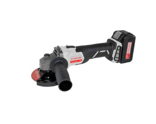 [Шлифовальная машина] ИНТЕРСКОЛ УШМ-125/18В акк. угловая шлифмашина Li-ion АПИ [578.4.1.70] { кейс, 1 аккум. 4Ач, ЗУ } 
