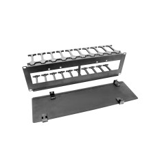 ЦМО Органайзер кабельный горизонтальный с пластиковыми пальцами 19