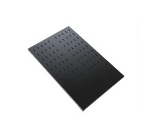 ЦМО Полка перфорированная грузоподъёмностью 100 кг., глубина 450 мм, цвет черный (СВ-45У-9005)