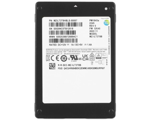 [накопитель] Samsung SSD 3840Gb PM1643a 2.5