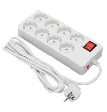 BURO Сетевой фильтр 8 розеток (800SH-3-W),3м, белый коробка {1180913}