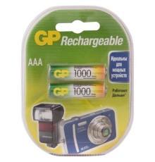 Аккумулятор GP Rechargeable NiMH 100AAAHC 1000mAh AAA (2шт. уп)