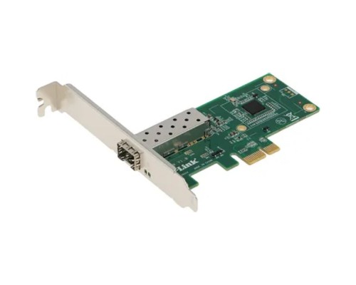 [Сетевая карта] D-Link DGE-560SX/D1A Сетевой PCI Express адаптер с 1 портом 1000Base-X SFP (низкопрофильное крепление в комплекте)