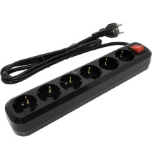 5bites SP6B-318 Сетевой фильтр 6S / 3*1.5MM2 / 16A / ABS / 1.8M / BLACK