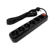 5bites SP6B-330 Сетевой фильтр 6S / 3*1.5MM2 / 16A / ABS / 3M / BLACK