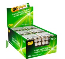 GP Super AAA/LR03/24A 24ARS-2SB4/24AA21RA-2CRS4 Super Alkaline G-Tech (96 шт. в уп-ке) (GPPCA24AS532)