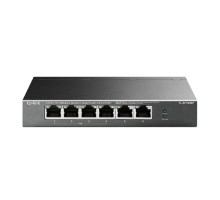 TP-Link TL-SF1006P Настольный коммутатор с 6 портами 10/100 Мбит/с (4 порта PoE+)