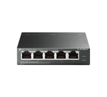 TP-Link TL-SF1005LP Настольный коммутатор с 5 портами 10/100 Мбит/с (4 порта PoE+)