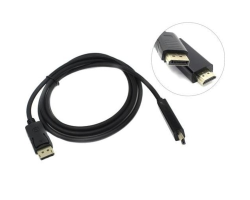 [кабели] Exegate EX284915RUS Кабель DisplayPort-HDMI ExeGate EX-CC-DP-HDMI-1.8 (20M/19M, 1,8м, экран)