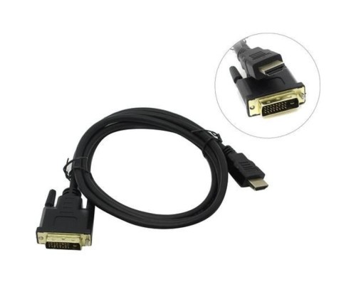 [кабели] Exegate EX284907RUS Кабель HDMI-DVI ExeGate EX-CC-HDMIM-DVIM-3.0 (19M/25M, dual link, 3м, 2 фильтра, позолоченные контакты)