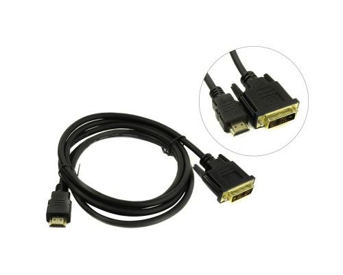 [кабели] Exegate EX284894RUS Кабель HDMI-DVI ExeGate EX-CC-HDMIM-DVIM-3.0 (19M/19M, single link, 3м, позолоченные контакты)