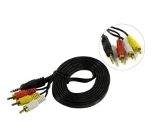 Exegate EX284945RUS Кабель аудио ExeGate EX-CCA-4P2R-2.0 (3.5mm Jack M/3xRCA M, 2м)