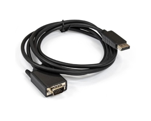 [кабели] Exegate EX284914RUS Кабель DisplayPort-VGA ExeGate EX-CC-DPM-VGAM-1.8 (20M/15M, 1,8м, позолоченные контакты, экран)