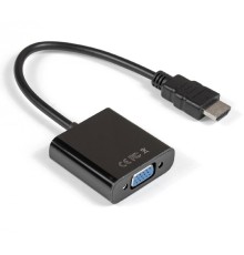 Exegate EX284926RUS Кабель-переходник HDMI-VGA ExeGate EX-HDMIM-VGAF-0.15 (19M/15F, 0,15м)